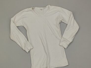 sinsay biała bluzka z długim rękawem: Blouse, 11 years, 140-146 cm, condition - Good
