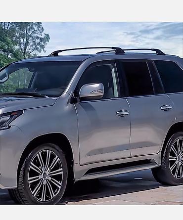 багажник на лексус: Поперечины на штатные рейлинги для Lexus LX570 - Модель: Crossbars — 3