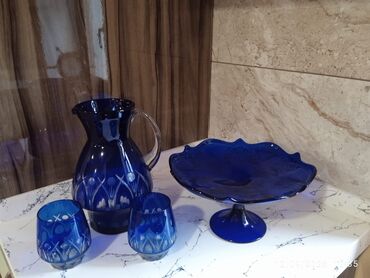 Другие Автомобили: Qedimi Xrustal Dest.Qrafin 2 eded bakal və meyve vazası.3 bir yerde 85