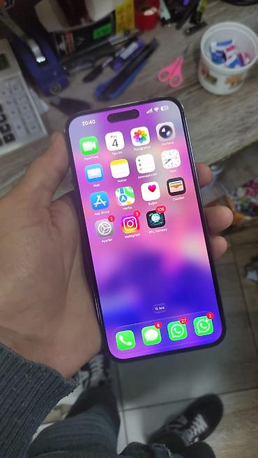 18 pro max 512: IPhone 14 Pro Max, 256 GB, Deep Purple, Barmaq izi, Face ID — 3