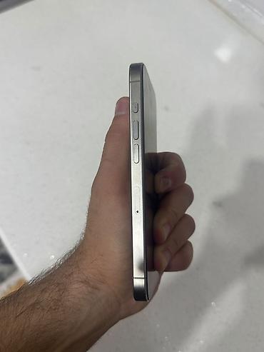 iphone xe: IPhone 15 Pro, 128 GB, White Titanium, Face ID — 4