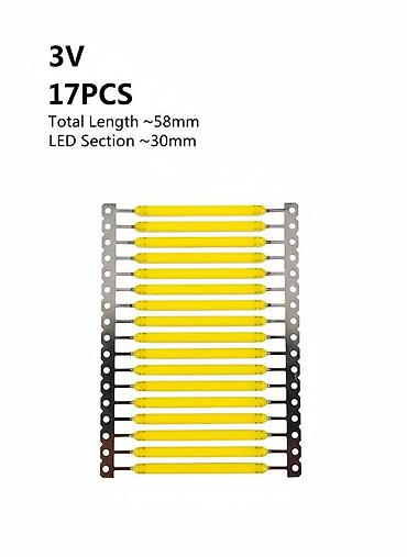 led лампа: Филаменты (3V) светодиодные нити идеально имитируют классическую — 1