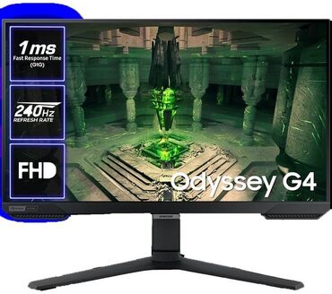 Monitorlar: 🎮 Peşəkar oyunçular üçün ideal seçim – Samsung Odyssey G4! Tamamilə