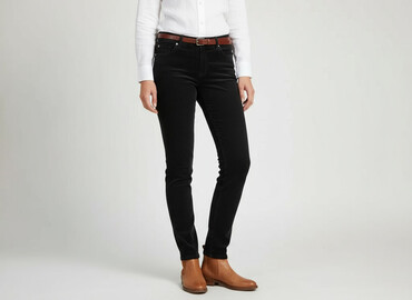czarne buty na koturnie deichmann: Marie Lund, Jeansy damskie, rozmiar M