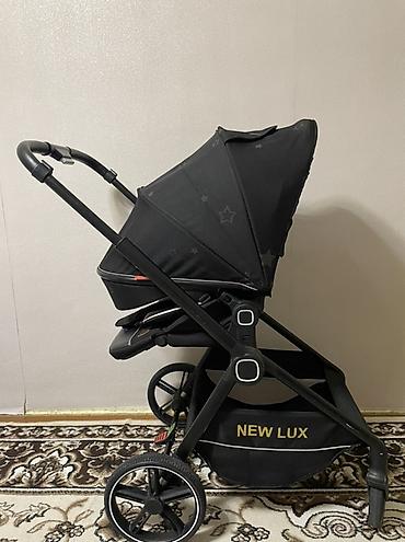 foo foo: Прогулочная коляска NEW LUX, цвет черный - Лёгкая и манёвренная рама — 5