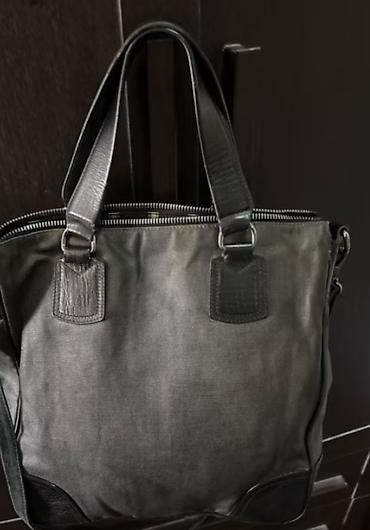 balenciaga torba ceger: BALLY shopping tote bag, jako jako velika. Ima kožne ručke i ćoškove — 3