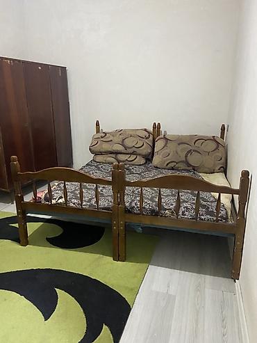 Çarpayılar: Məhsul: 2 ədəd tək nəfərlik çarpayı - Model 1: MDF/Laminate korpuslu — 2