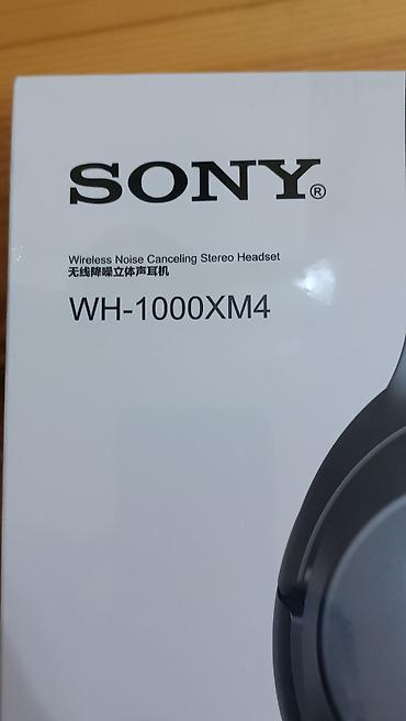 Qulaqcıqlar: Məhsul: Sony WH-1000XM4 simsiz qulaqlıq Xüsusiyyətlər: - Aktiv — 5