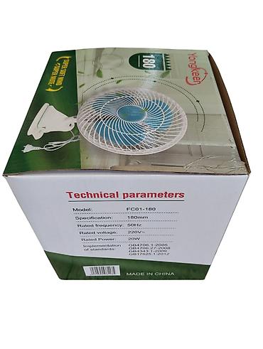 mini usb ventilator: "Yongkeer 180" Masaüstü Sərinkeş 18sm 2 Sürətli . ❄️ Sərinlik artıq — 7
