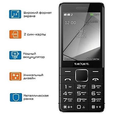 TeXet klassik düyməli mobil telefon Tm 425 - Ekran: 2.8" geniş