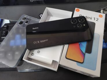 işdenmiş telefonlar: Xiaomi Redmi 12, 128 GB, rəng - Qara