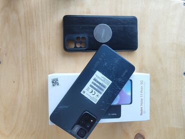poco x4 pro baku electronics: Xiaomi Redmi Note 11 Pro Plus, 128 GB, rəng - Qara, 
 Düyməli, Barmaq izi