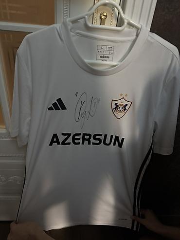 Futbolka, Adidas, L, rəng - Ağ