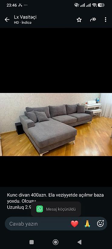 Kunc divan 400azn. Ela veziyyetde açılmır baza yoxdu. Olcusu Uzunluq lalafo.az -da Kunc divan 400azn. Ela veziyyetde açılmır baza yoxdu. Olcusu Uzunluq