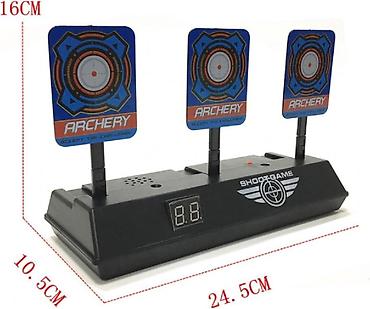 Dečije igračke puške i pištolji: Elektronska meta za gađanje – Shoot A Target (Shootgame) - Set od 3 — 6