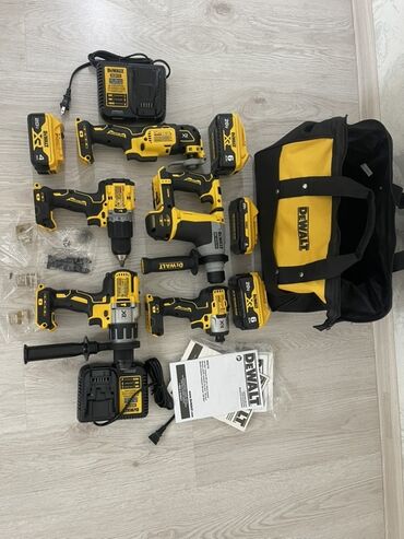 Наборы электроинструментов: Набор аккумуляторного инструмента DeWalt 20V MAX XR — профессиональный — 2
