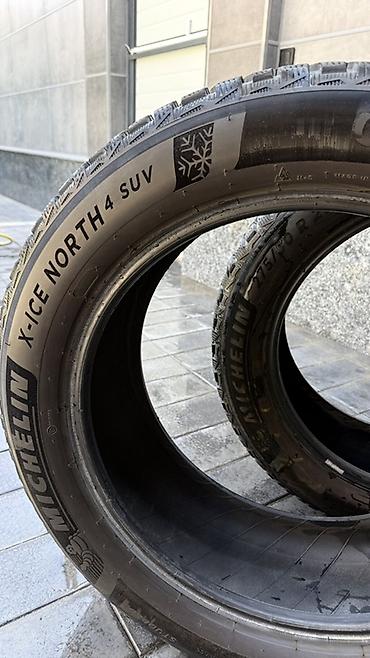 suv: Шины 275 / 50 / R 21, Зимняя шипованная, Б/у, Комплект, Внедорожные (АТ/МТ), Michelin — 4