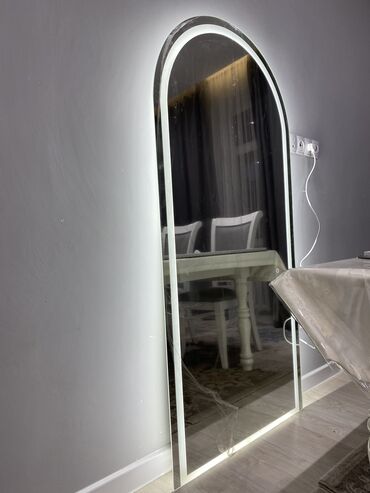 зеркало для стен: Новое зеркало с подсветкой 2в1 (фронтальная+парящая) 165х80 огромное