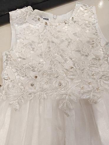 Uşaqlar üçün digər geyimlər: Seramis qız uşağı üçün elegant ağ libas (etiketdə: 8-9Y) - Rəng: süd — 2