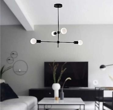 çilçıraq modelləri: Çılçıraq, 4 lampa, Metal — 1