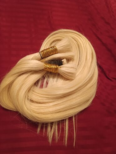 Təbii saçlar, pariklər: Qaynaq saçlar, Təbii, Yeni — 8