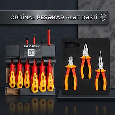 İzeltaş orijinal peşəkar alət dəsti - İzolyasiyalı tornavidalar lalafo.az -da İzeltaş orijinal peşəkar alət dəsti - İzolyasiyalı tornavidalar