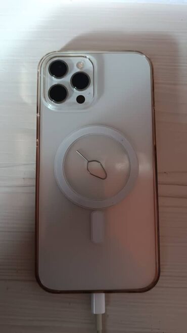 Apple iPhone: IPhone 12 Pro Max, Б/у, 128 ГБ, Белый, Зарядное устройство, Защитное стекло, Чехол, 86 % — 7