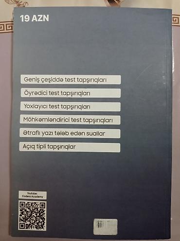Школьные учебники: Məhsul: “İnformatika – Müəllimlər və Abituriyentlər üçün Test Bankı” — 2