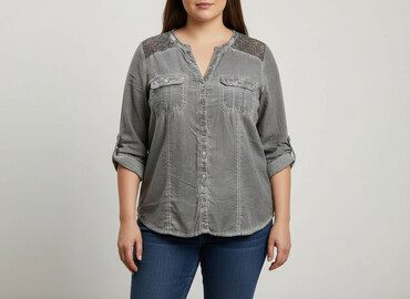dzianinowa bluzki z długim rękawem: Women`s shirt, size XL