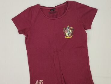 czerwona koszulka h m: House, T-shirt damski, rozmiar XS