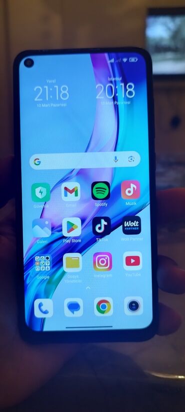 redmi note 13 pro qiyməti: Xiaomi Redmi Note 9, 64 GB, rəng - Qara, 
 Sensor, Barmaq izi, İki sim kartlı