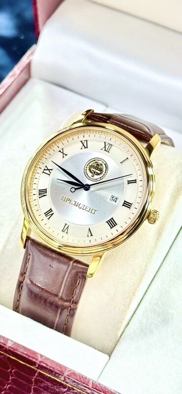 золотые часы: Подарочная Коллекция ПРЕЗИДЕНТ🇰🇬 с сапфировыми стеклами🔥 Листай➡️➡️➡️