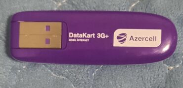 Modemlər və şəbəkə avadanlıqları: Azercell data karti. Internet modem kimi istifadə etmək mumkundur. DVR — 5