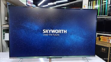 Телевизоры: Новогодняя акция 🥳 🥳 🥳 🎄 🎄 🎄 Телевизор LED Skyworth 55Q66G с экраном