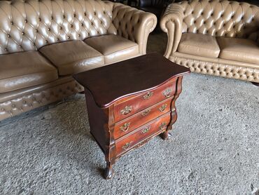 Stilske komode: Barokna komoda sa 3 fioke - Materijal: masivno drvo, bogata topla — 14