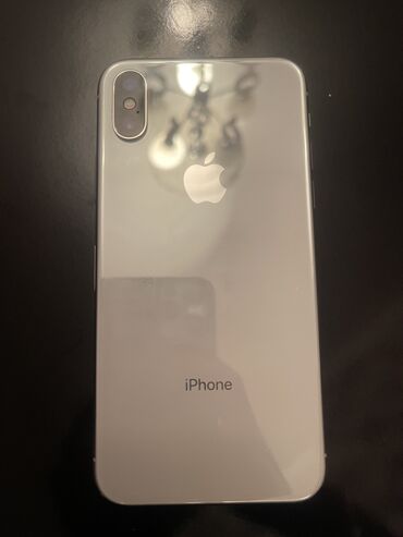 iphone telefon qiymetleri: IPhone X, 256 GB, Ağ, Face ID, Simsiz şarj