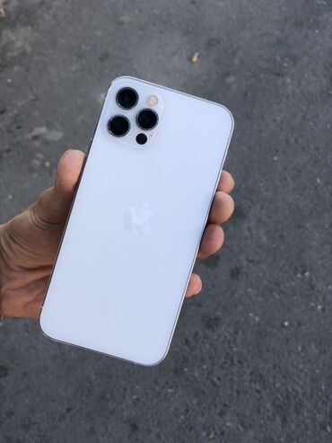 Adapterlər: IPhone 12 Pro, 256 GB, Ağ, Face ID