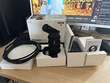бу чехол: Срочно Продаю 🚨🚨🚨Динамический микрофон RØDE PodMic + настольный — 8