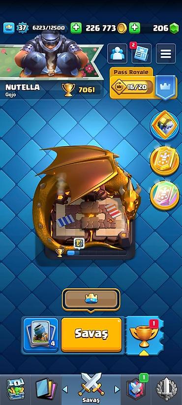 Digər: Endirim var ✅✅✅✅✅✅ ✅ ✅ Clash Royale hesabı - Kral səviyyəsi: 37 - — 1