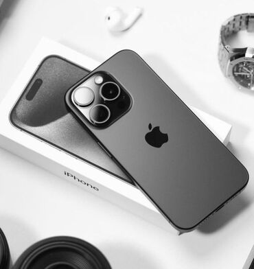 ноутбук core i7: IPhone 15 Pro, Колдонулган, 256 ГБ, Кара, Коргоочу айнек, Куту, 89 %