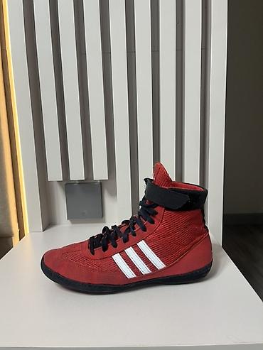 борцовки: Мужские кроссовки, 39, 39.5, Adidas, Б/у, цвет - Красный, Самовывоз, Платная доставка — 2