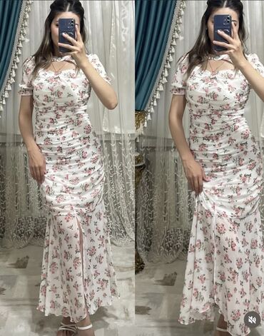 Повседневные платья: Повседневное платье, Лето, Длинная модель, Габардин, S (EU 36) at lalafo.kg Повседневные платья: Повседневное платье, Лето, Длинная модель, Габардин, S (EU 36)