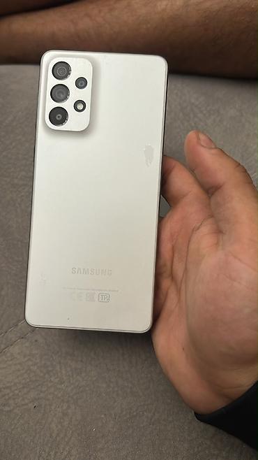 iphone 5s satisi: Samsung Galaxy A73 5G, 256 GB, rəng - Ağ, İki sim kartlı — 1