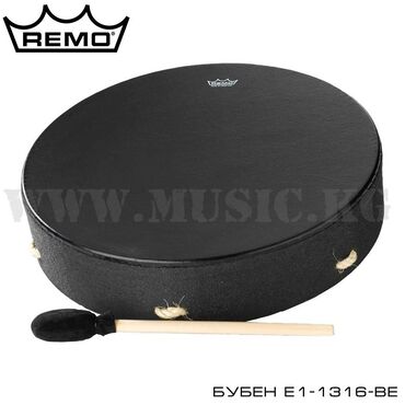 Другие музыкальные инструменты: Бубен Remo E1-1316-BE Бубен Remo E1-1316-BE 16" Black Earth Buffalo