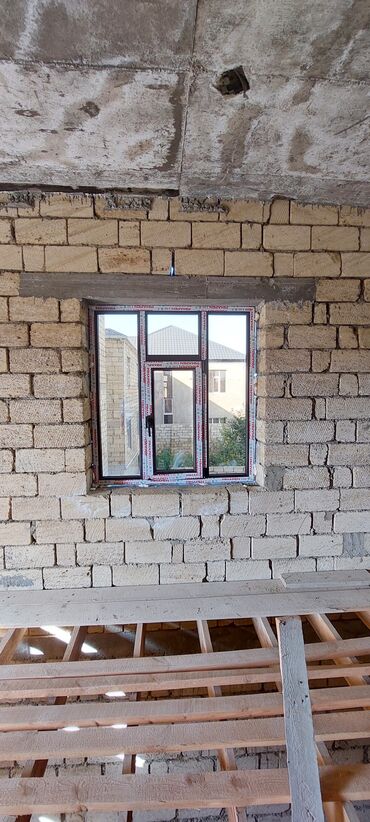 Plastik pəncərələr: Yeni İkiqat şüşə paketi Plastik pəncərə, Еni: 1 sm, Uzunluğu: 100 sm, Pulsuz quraşdırma — 2