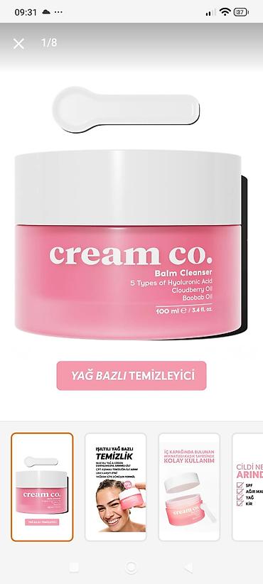 dermasol krem ne ucundur: Cream co. Balm Cleanser – yağ bazlı üz təmizləyici. Nələrdən — 1