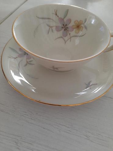 çiçək adları: Çay dəsti, rəng - Ağ, Farfor, Almaniya — 2