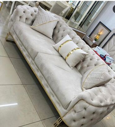 Divan və kreslo dəstləri: Yeni, Klassik divan, 2 kreslo, Bazalı, Açılan — 4