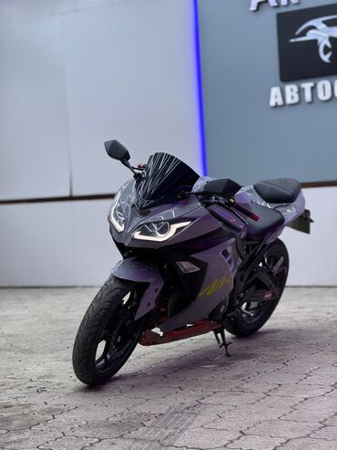 мото чопер: Спортбайк Kawasaki, 400 куб. см, Бензин, Взрослый, Б/у