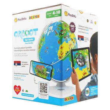 sanke za decu: Orboot interaktivni globus za decu od 4 do 10 godina, nov, kupljen u